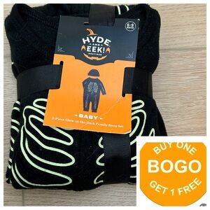 Baby Glow-in-the-Dark Skeleton Costume 6-9 months NWT